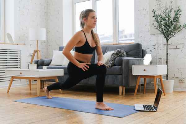 Woman exercising confidently after femiwand treatment Wentworth
