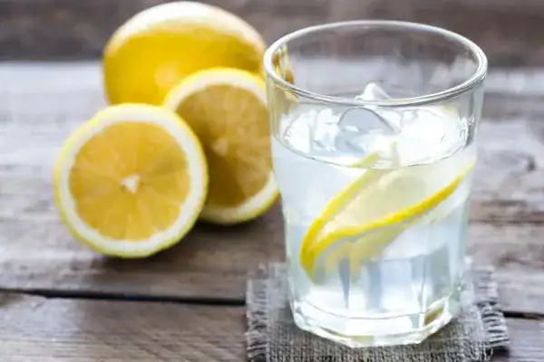 Image of lemon water to aid hydration Wentworth